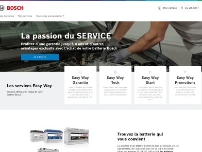 développement application site